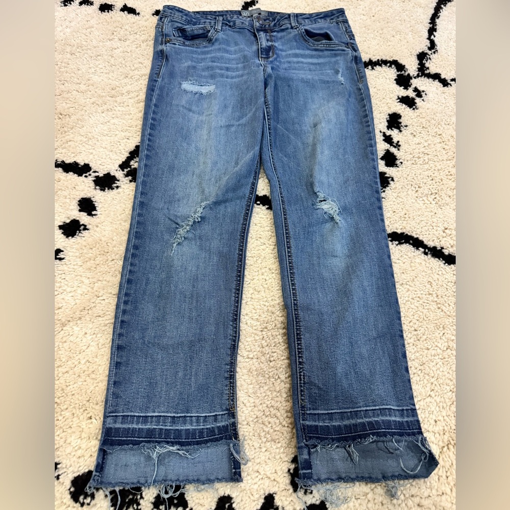 Wit & Wisdom Straight Leg Blue Jeans